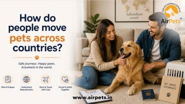 How do people move pets across countries?