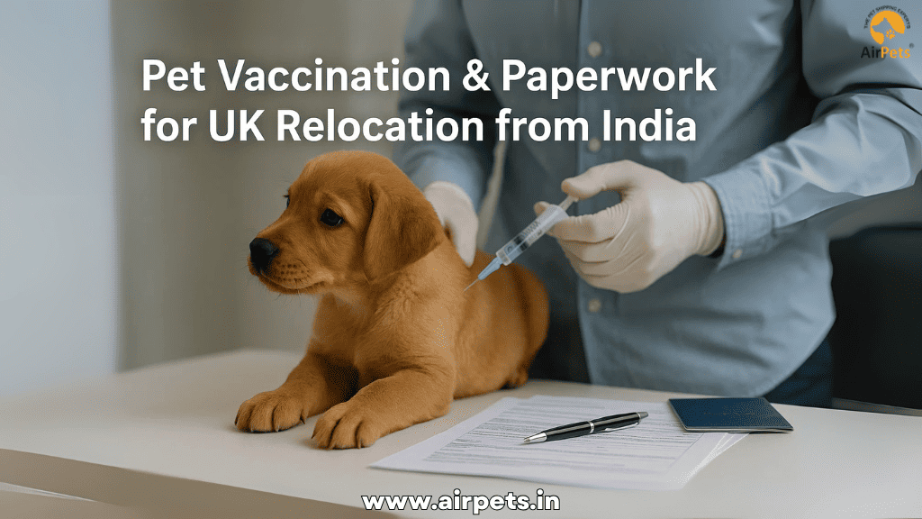 Pet Vaccination & Paperwork for UK Relocation from India