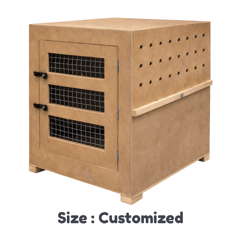 Custom Wooden Pet Travel Cage